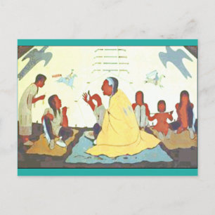 Carte postale Lakota Storyteller