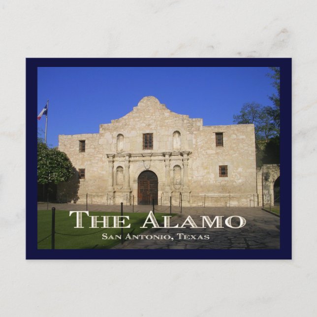 Carte Postale L'Alamo, San Antonio, TX. (Devant)
