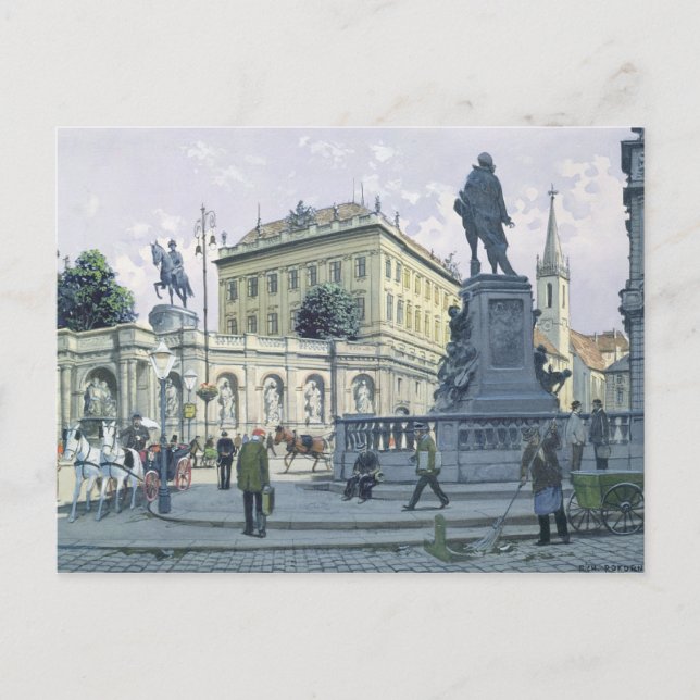 Carte Postale L'Albertina, Vienne (Devant)
