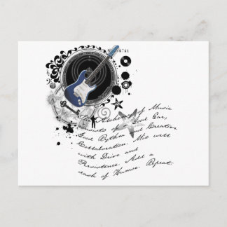 Carte Postale L'alchimie de la musique