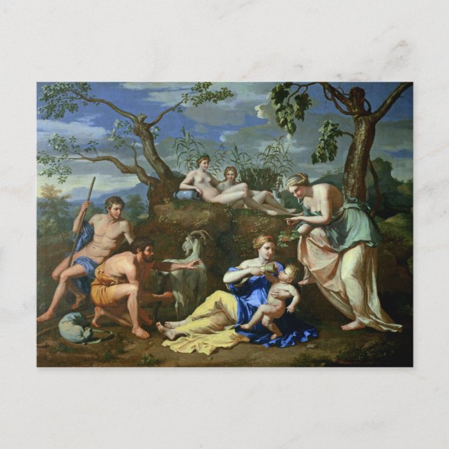 Carte Postale L'alimentation des enfants Jupiter, c.1640 (Devant)