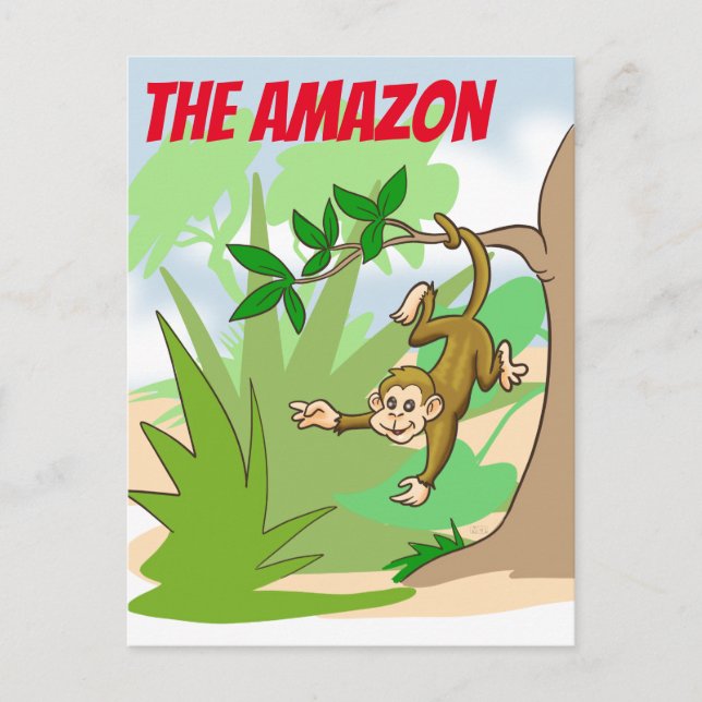 Carte Postale L'Amazonie (Devant)
