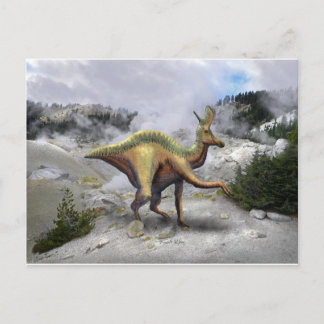 Carte Postale Lambeosaurus Dinosaur