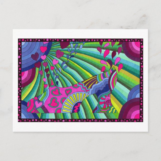 Carte postale 'L'âme de ma chaussure' (Devant)