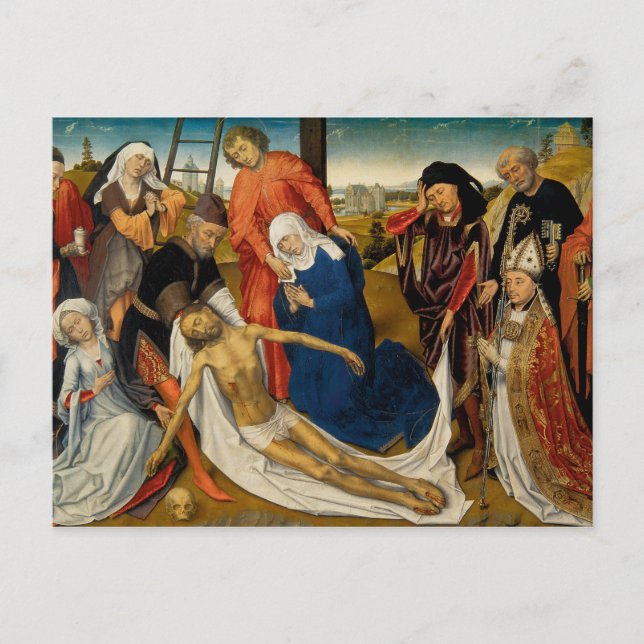 Carte Postale Lamentation over Dead Christ 1460-1464 (Devant)