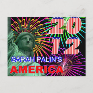 Carte Postale L'Amérique de Sarah Palin