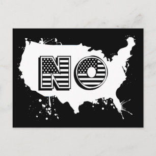 Carte Postale L'Amérique du Nord ne résiste pas à un mouvement a
