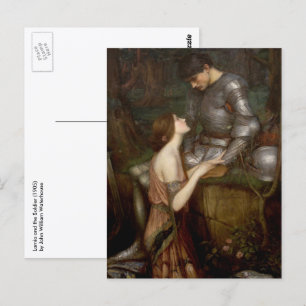 Carte Postale Lamia et le Soldat par John William Waterhouse