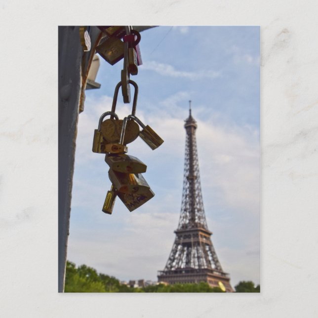 Carte Postale L'amour à Paris (Devant)
