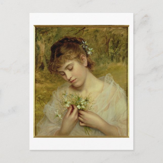 Carte Postale L'amour dans la poitrine (huile sur toile) (Devant)