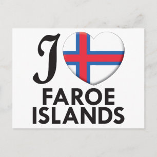 Carte Postale L'amour des îles Féroé