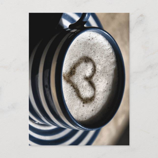 Carte Postale L'amour du café (Devant)