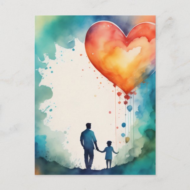Carte Postale L'amour du père (Devant)