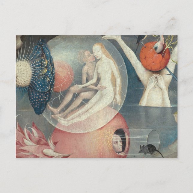 Carte Postale L'Amour En Enfer Par Hieronymus Bosch (Devant)