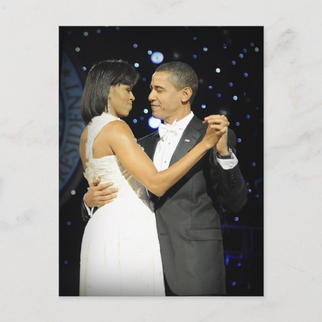 Carte Postale L'amour est dans l'air, Le Premier Couple Danse II (Devant)