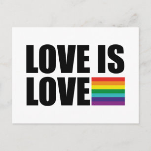 Carte Postale L'amour est l'amour