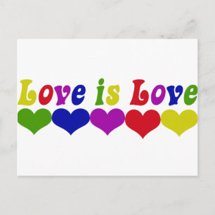 Carte Postale L'amour est l'amour