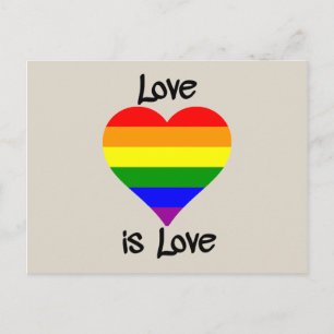 Carte Postale L'amour est l'amour