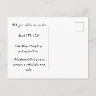 Carte Postale L'amour est l'amour Enregistrer la date ou le Fair