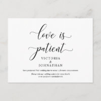 L'amour est patient, Cérémonie Mariage Modifier la