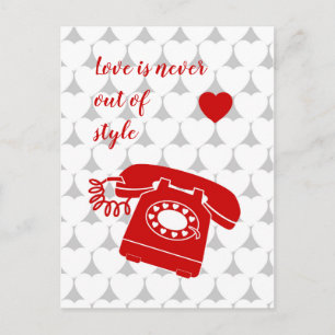 Carte Postale L'amour n'est jamais démodé