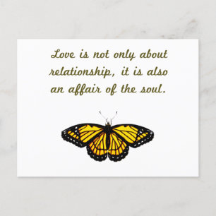 Carte Postale L'Amour N'Est Pas Seulement Une Relation