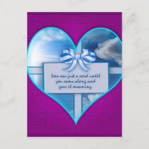 Carte Postale L'amour n'était qu'un mot