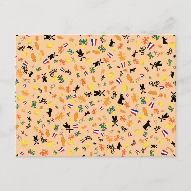 Carte Postale L'amour pour la Hollande (Devant)