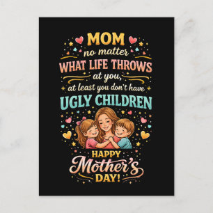 Carte Postale L'amour riant de maman