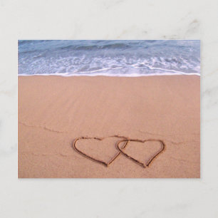 Carte Postale L'amour sur la plage
