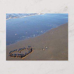 Carte Postale L'amour sur la plage