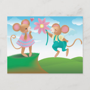Carte Postale L'amour vous donne des ailes