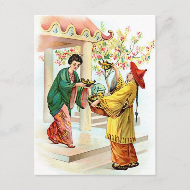 Carte Postale Lampe d'Aladdin (Devant)