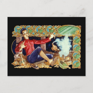 Carte postale Lampe d'Aladdin