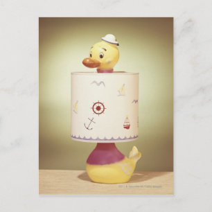 Carte Postale Lampe de canard de jouet