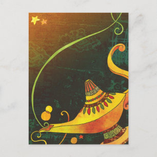 Carte Postale Lampe de Genie