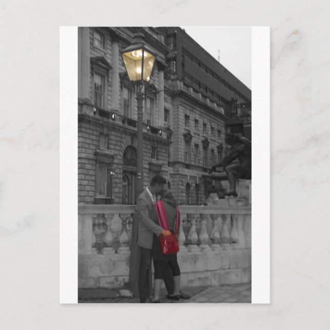 Carte Postale Lampe lumière romance (Devant)