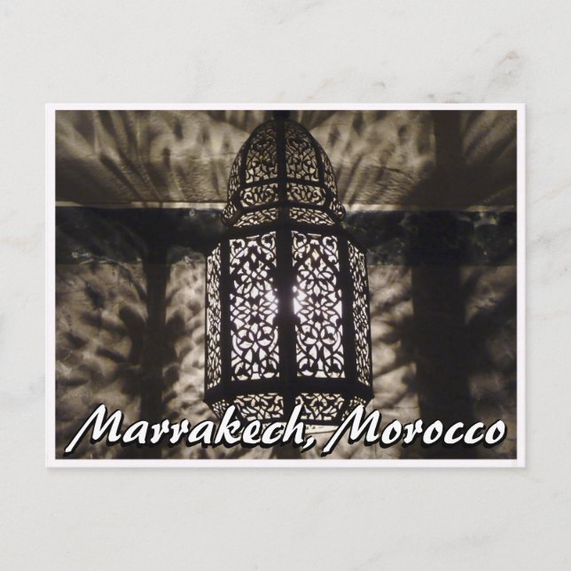 Carte Postale Lampe marocaine (Devant)