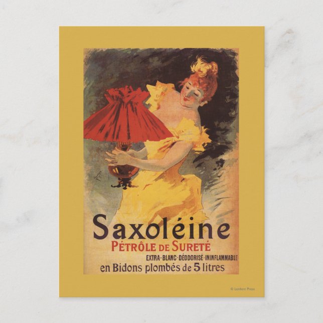 Carte Postale Lampe rouge à huile de saxoléine (Devant)