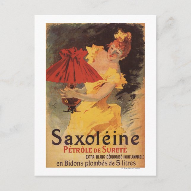 Carte Postale Lampe rouge à huile de saxoléine (Devant)