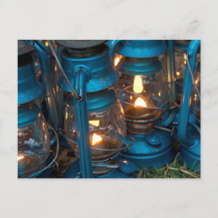 Carte Postale Lampes à kérosène   Camp Ol Pejeta Bush