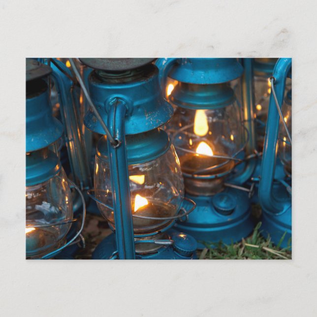 Carte Postale Lampes à kérosène | Camp Ol Pejeta Bush (Devant)