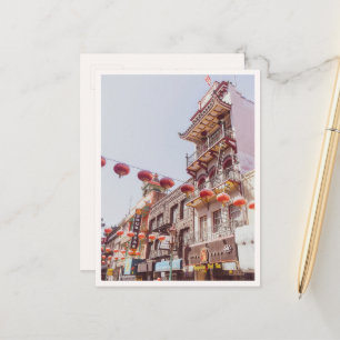 Carte Postale Lampions rouges de China Town San Francisco Photo