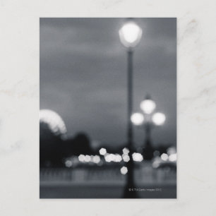 Carte Postale lampost sur Pont Alexander à Paris