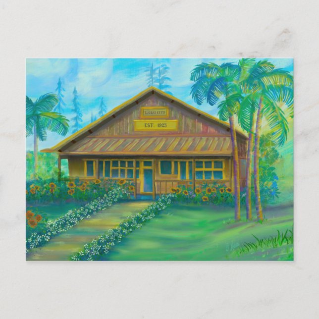 Carte Postale Lanai City, Hawaii (Devant)