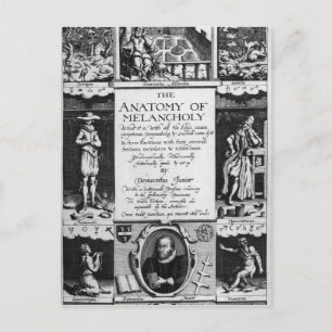 Carte Postale L'anatomie de la mélancolie