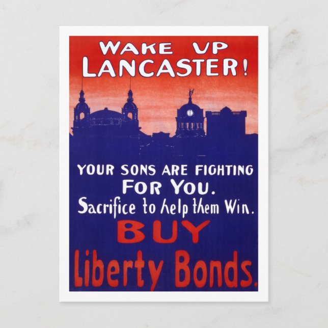 Carte Postale Lancaster réveillé (Devant)
