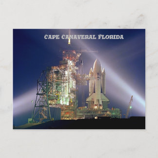 Carte Postale Lancement de la fusée Cape Canaveral Florida