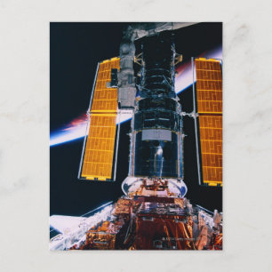Carte Postale Lancement par satellite depuis la navette spatiale