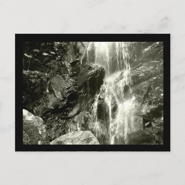Carte Postale Lancer 72 Collection monochrome - Cascade (Devant)